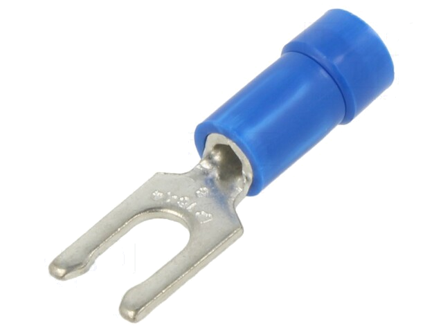 Uiteinde: vork; Ø: 4mm; 1,5÷2,5mm2; klemmen; voor draad; geïsoleerd Uiteinde: vork; Ø: 4mm; 1,5÷2,5mm2; klemmen; voor draad; geïsoleerd